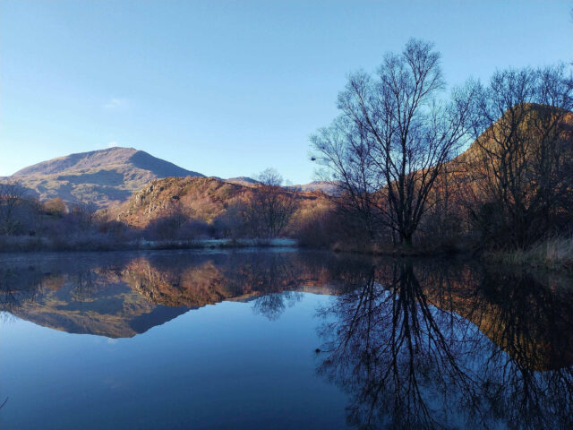 Lake at cae du